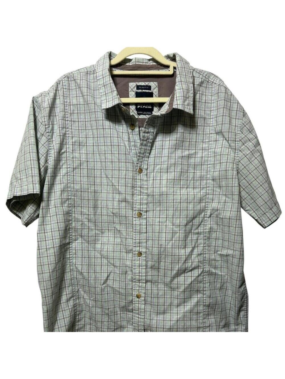 Prana Mens short sleeve slim fit shirt